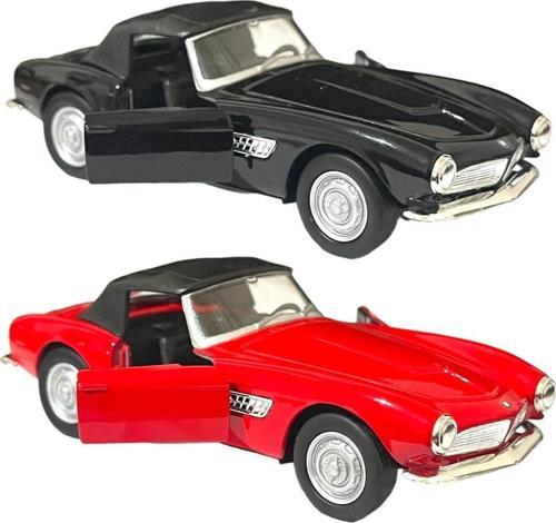Bmw 507 Model Araba 1956 Model 1/36 Kırmızı Ve Siyah 2Li Set
