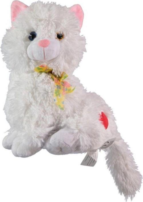 Oyuncak Pelüş Miyavlayan Kedi Papyonlu 24 Cm