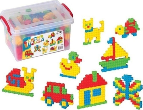 Tik Tak 250 Parça Eğitici Lego Bloklar 3153