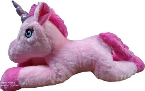 Peluş Melek Unicorn Pembe 50 Cm