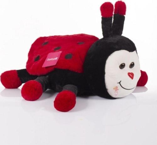 Peluş Sevimli Kanatlı Uğur Böceği Yatan 50 Cm