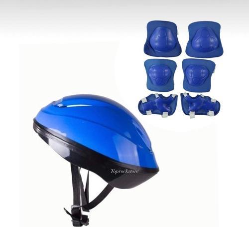 Toprockstore Çocuk Kask Dizlik Dirseklik Koruyucu Seti