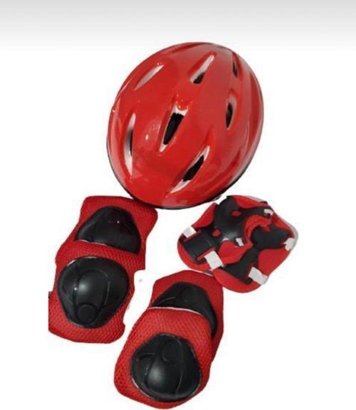 Toprockstore Çocuk Kask Dizlik Dirseklik Seti 7 Parça