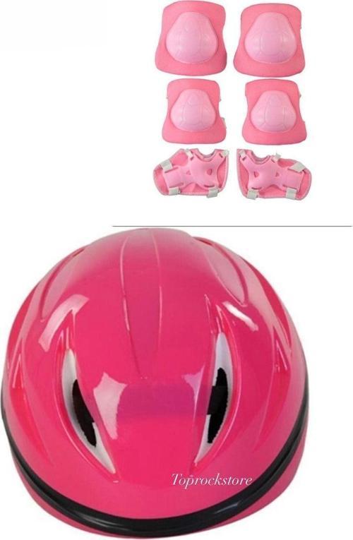 Toprockstore Çocuk Kask Dizlik Dirseklik Seti 7 Parça