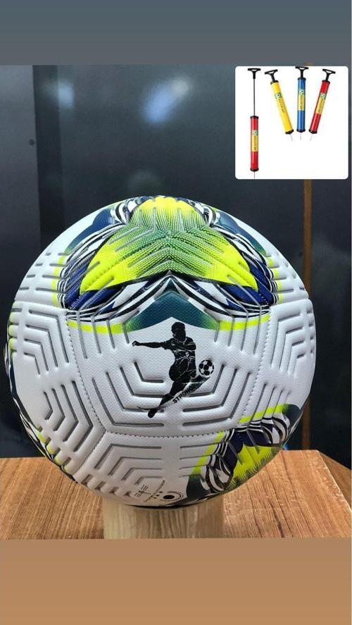 Toprockstore Dikişli Futbol Topu  5 Numara Şişirme Pompası