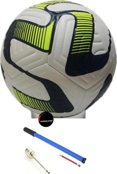 Toprockstore Dikişli Futbol Topu A Kalite Tüm Sahalara Uygun Şişirme Pompası Hediyeli