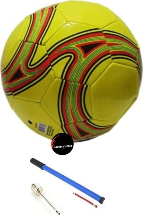 Toprockstore Dikişli Futbol Topu A Kalite Tüm Sahalara Uygun Şişirme Pompası Hediyeli