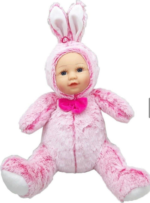 Toprockstore Bebek Yüzlü Peluş Oyuncak Büyük Boy 35 Cm Hediyelik Uyku Arkadaşı