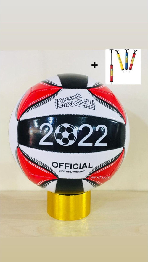 Toprockstore Dikişli Voleybol Topu 5 Numara Ve Şişirme Pompası