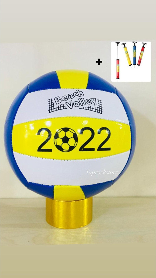 Toprockstore Dikişli Voleybol Topu 5 Numara Ve Şişirme Pompası