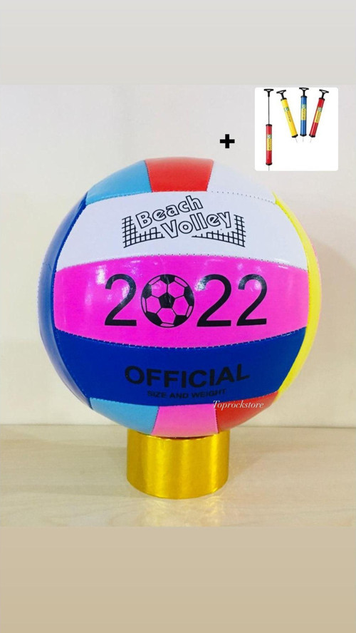 Toprockstore Dikişli Voleybol Topu Ve Şişirme Pompası