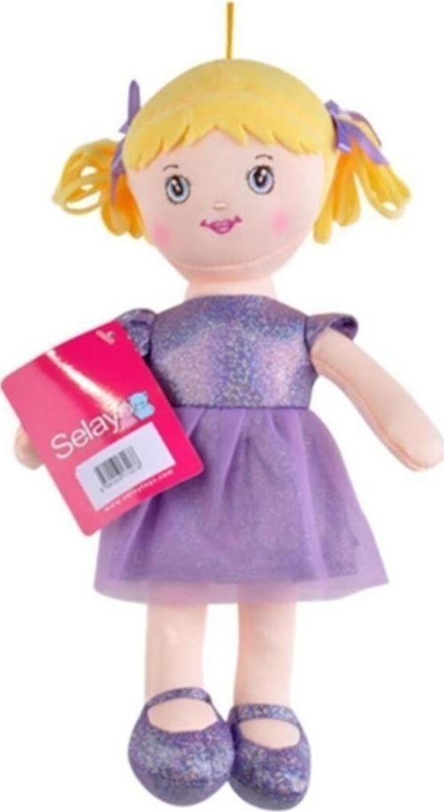 Peluş Bahar Bebek Oyuncak 30 Cm Lila 1740