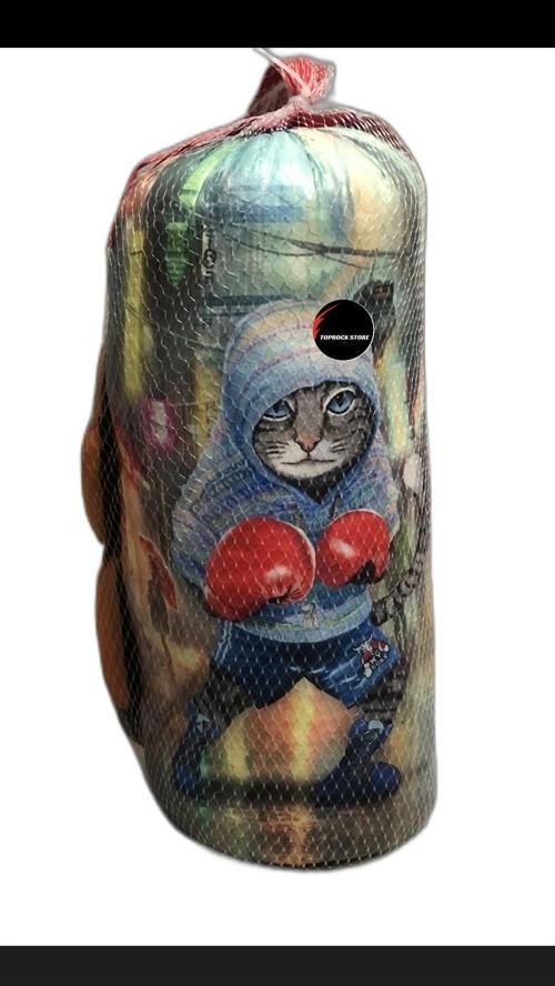 Toprockstore Çocuk Boks Torbası Eldivenli Boks Torbası 50 Cm