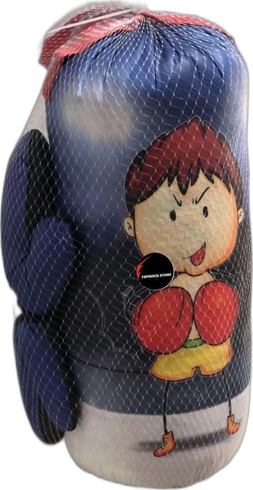 Toprockstore Çocuk Boks Torbası Eldivenli Boks Torbası 50 Cm