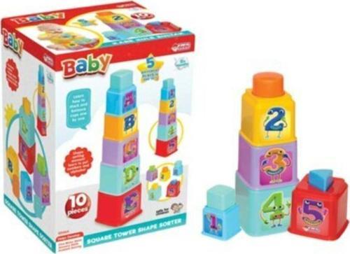 Toprockstore Eğitici Kare Kule Bultak