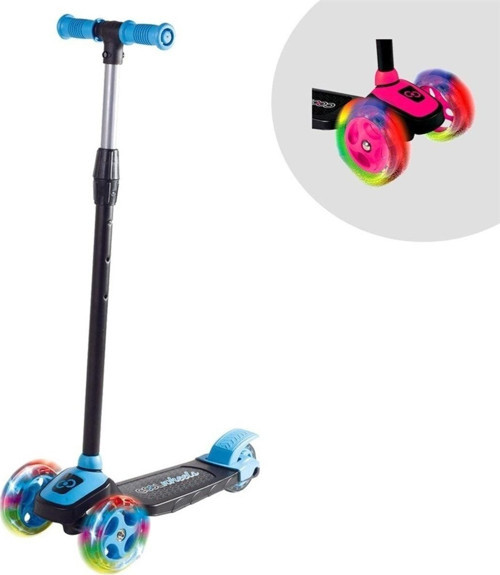 Toprockstore Işıklı Çocuk Scooter 50Kg Taşıma Kapasiteli Stil 3 Tekerlekli