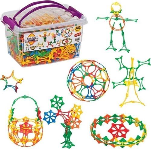 Toprockstore Kelebek Puzzle 480 Eğitici Blok Eğitici Zeka Geliştirici Oyuncak