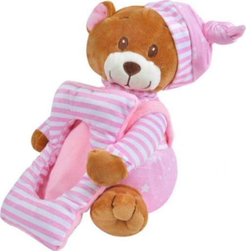 Toprockstore Sevimli Çerçeveli Ayıcık Sevgiliye Hediyelik Uyku Arkadaşı 25 Cm