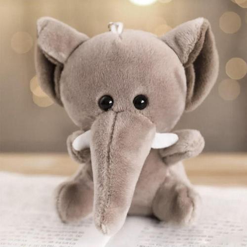 Toprockstore Sevimli Fil Peluş Oyuncak 12 Cm Mini Boy