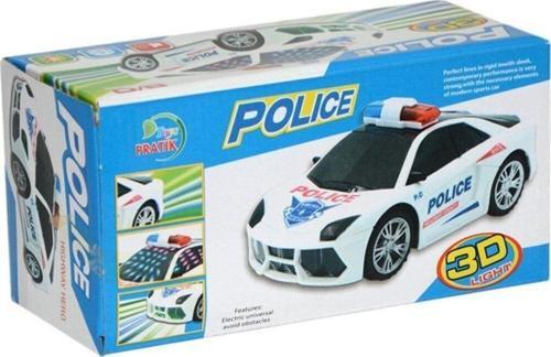 Toprockstore Polis Arabası Pilli Işıklı Sesli 20 Cm