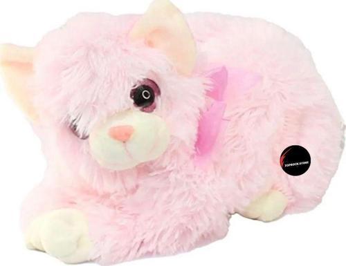 Toprockstore Miyavlayan Sesli Kedi Peluş Oyuncak 30 Cm