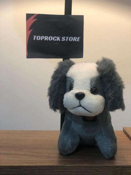 Toprockstore Sevimli Köpek Peluş Oyuncak Hediyelik Oyuncak Anahtarlık Uyku Arkadaşı 15 Cm