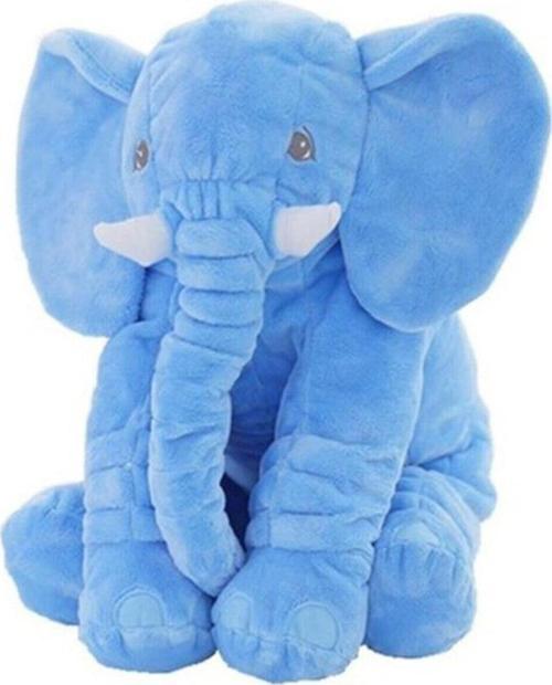 Toprockstore Uyku Arkadaşım Mavi Peluş Fil 40 Cm.