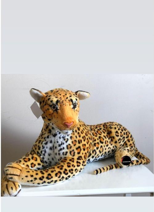 Toprockstore Oyuncak Leopar Kaplan Peluş Dev Boy 90 Cm