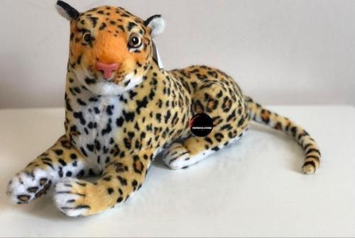 Toprockstore Sesli Kükreyen Leopar Peluş 40 Cm