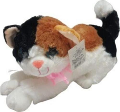 Toprockstore Sesli Miyavlayan Yatan Peluş Kedi