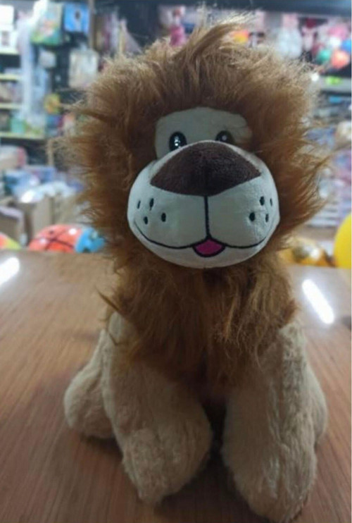 Toprockstore Sevimli Aslan Peluş Oyuncak İthal Organic Kumaş 35 Cm Hediyelik Uyku Arkadaşı