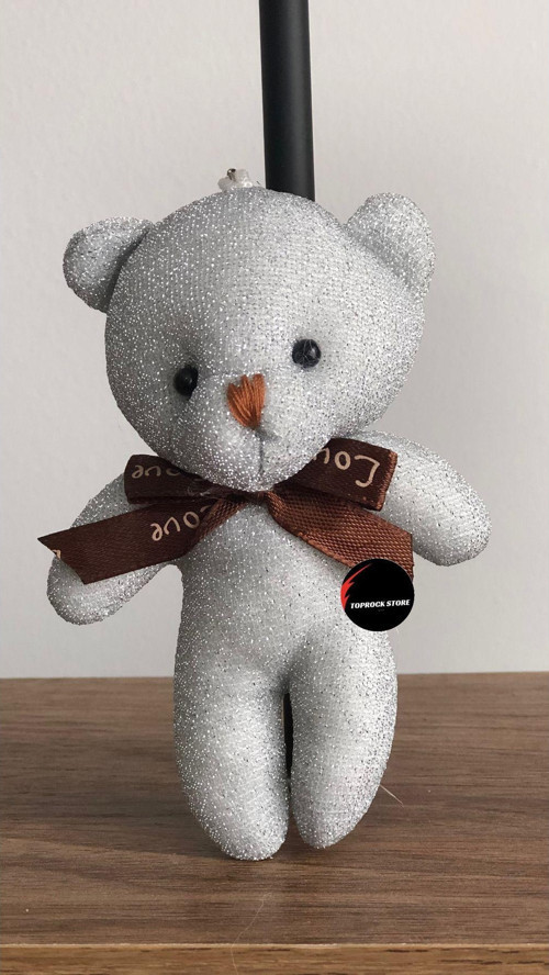 Toprockstore Sevimli Ayıcık Peluş Oyuncak Anahtarlık Uyku Arkadaşı Hediyelik 12 Cm