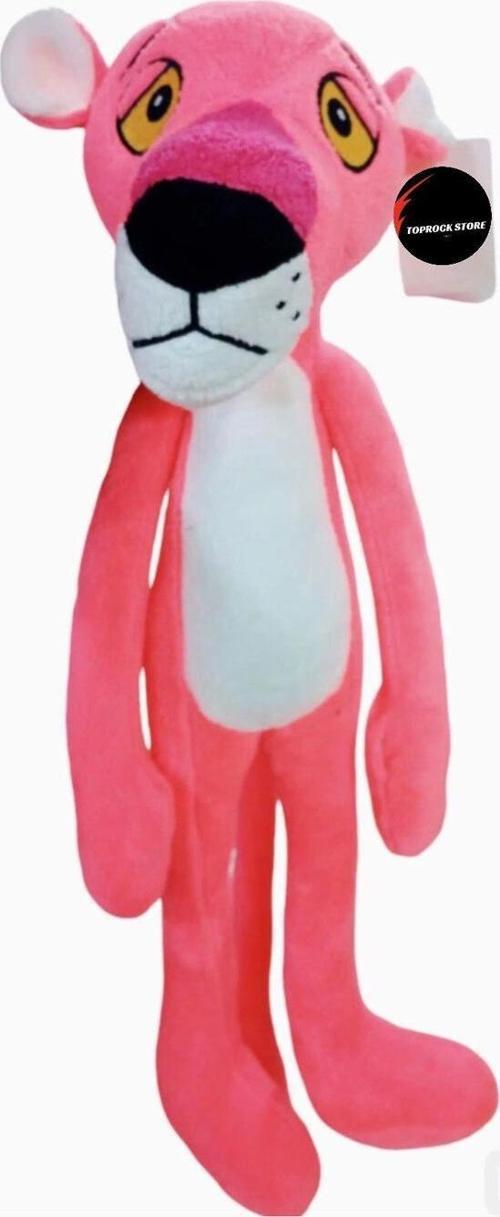 Toprockstore Sevimli Pembe Panter Peluş Oyuncak Uyku Arkadaşı Büyük Boy 70 Cm