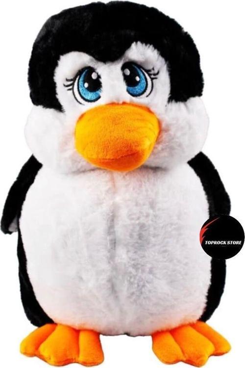 Toprockstore Sevimli Penguen Peluş Oyuncak Uyku Arkadaşı Hediyelik Peluş Büyük Boy 40 Cm