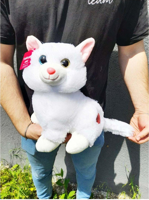Toprockstore Sevimli Tatlı Peluş Kedi Büyük Boy