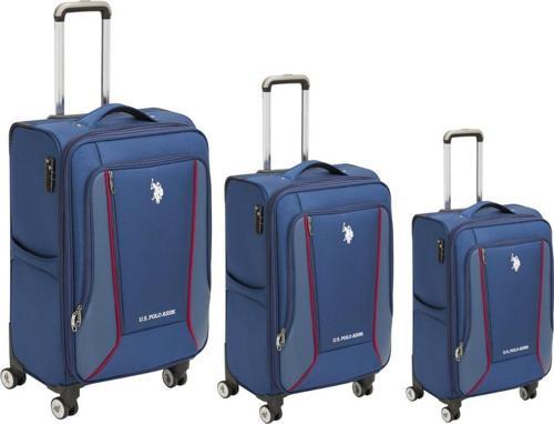 PLVLZ24019 Kumaş Valiz 3Lü Set Lacivert