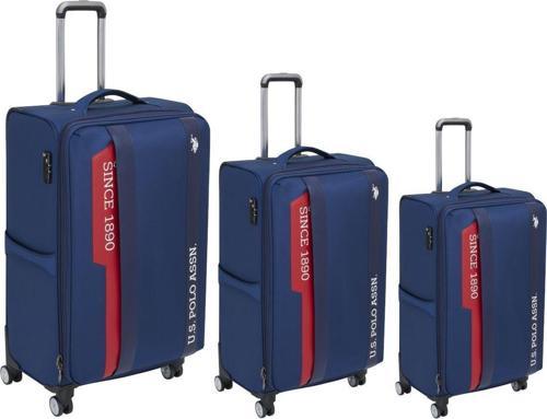 PLVLZ24032 Kumaş Valiz 3Lü Set Lacivert