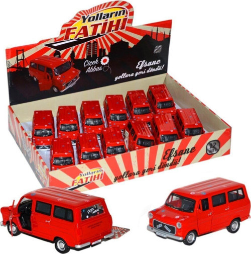 Çiçek Abbas 1/36 Ölçek Çek Bırak Metal Model Araba