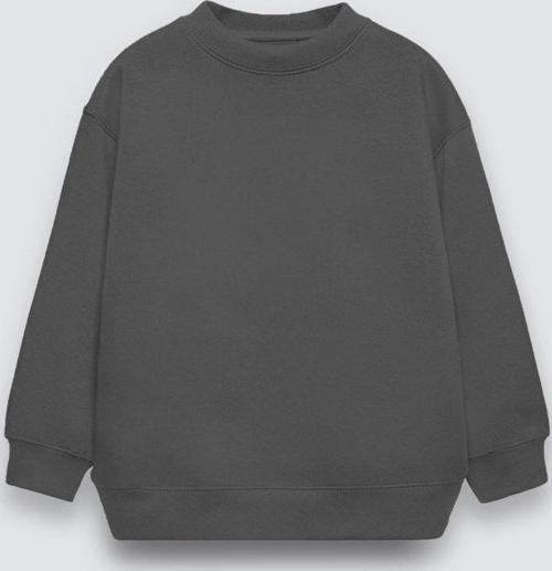 Füme Çocuk Basic Bisiklet Yaka Içi Polar Oversize Sweatshirt