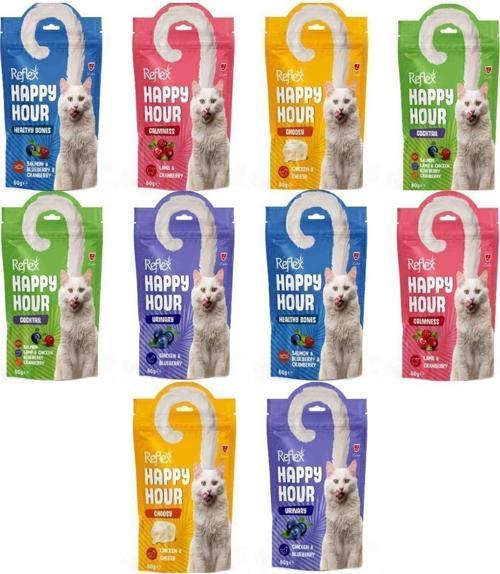 Happy Hour Kedi Ödülü 60Gr Karışık - 10 Adet