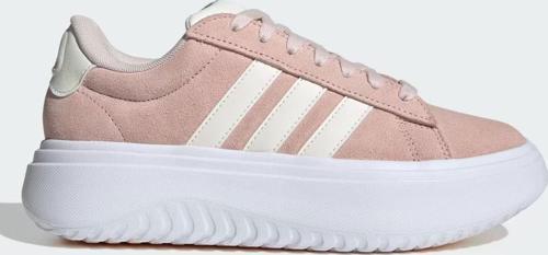 IE1104 Grand Court Platform Suede Kadın Tenis Ayakkabısı