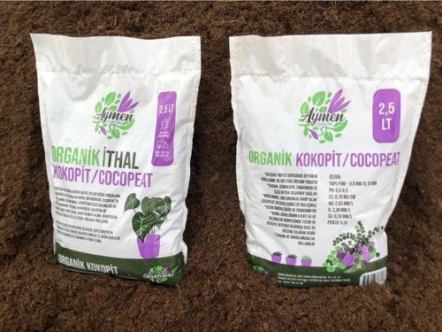 2 Adet Özel Karışımlı Cocopeat Ponza Katkılı 2,5 Litre Iç Ve Dış Mekan Bitki Yetiştirme Toprağı