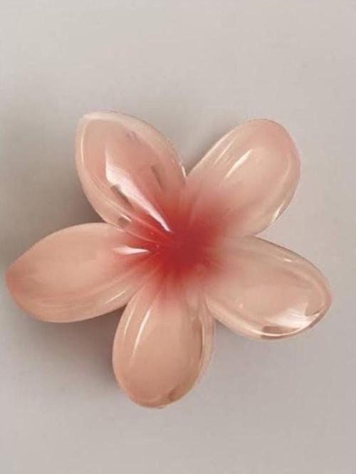 Lotus Hawaii çiçekli mandal saç tokası 