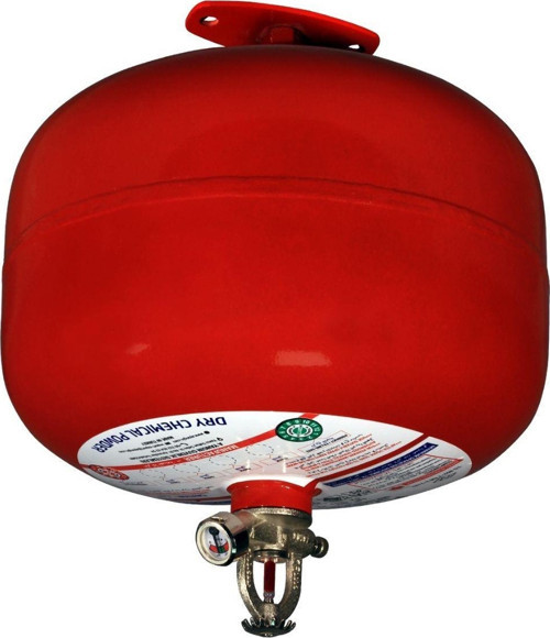 12 KG Kuru Kimyevi Tozlu Tavan Tipi Sprinkler Başlıklı Yangın Söndürme Cihazı %90 TdrTR