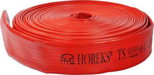 4" İÇİ DIŞI KAPLAMALI KIRMIZI 25 METRE YANGIN HORTUMU TS 9222 SERTİFİKALI TdrTR