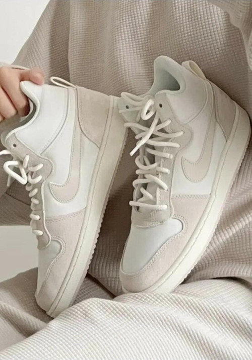 Court Borough Mid Kadın Spor Ayakkabı Krem