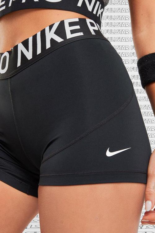 Pro 3 inch 7.5cm Training Fit Shorts Black Kadın Tayt Şort Kısa Siyah