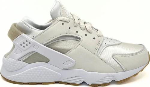 Air Huarache Sneaker Unisex Gerçek Deri Tekstil Krem Spor Ayakkabı