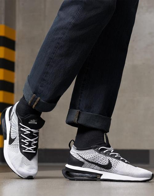 Air Max Flyknit Racer Örgü Saya Gri Yürüyüş Koşu Ayakkabısı