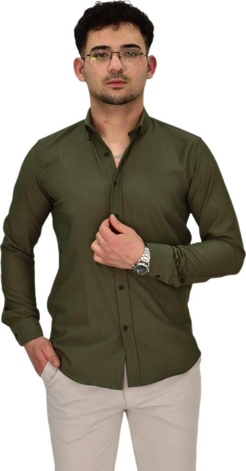 Erkek Likralı Spor Silim Fit Gömlek BGL-ST04326